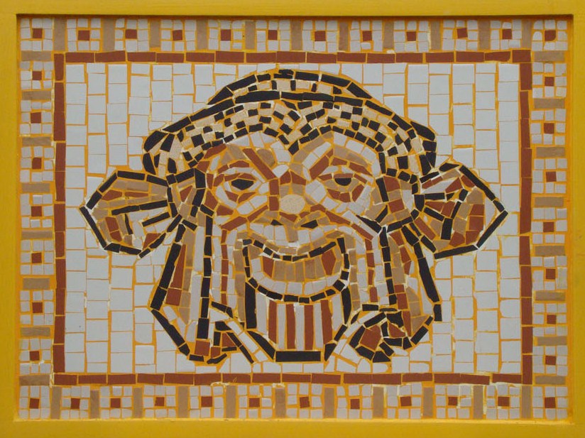 Glass mosaic detail